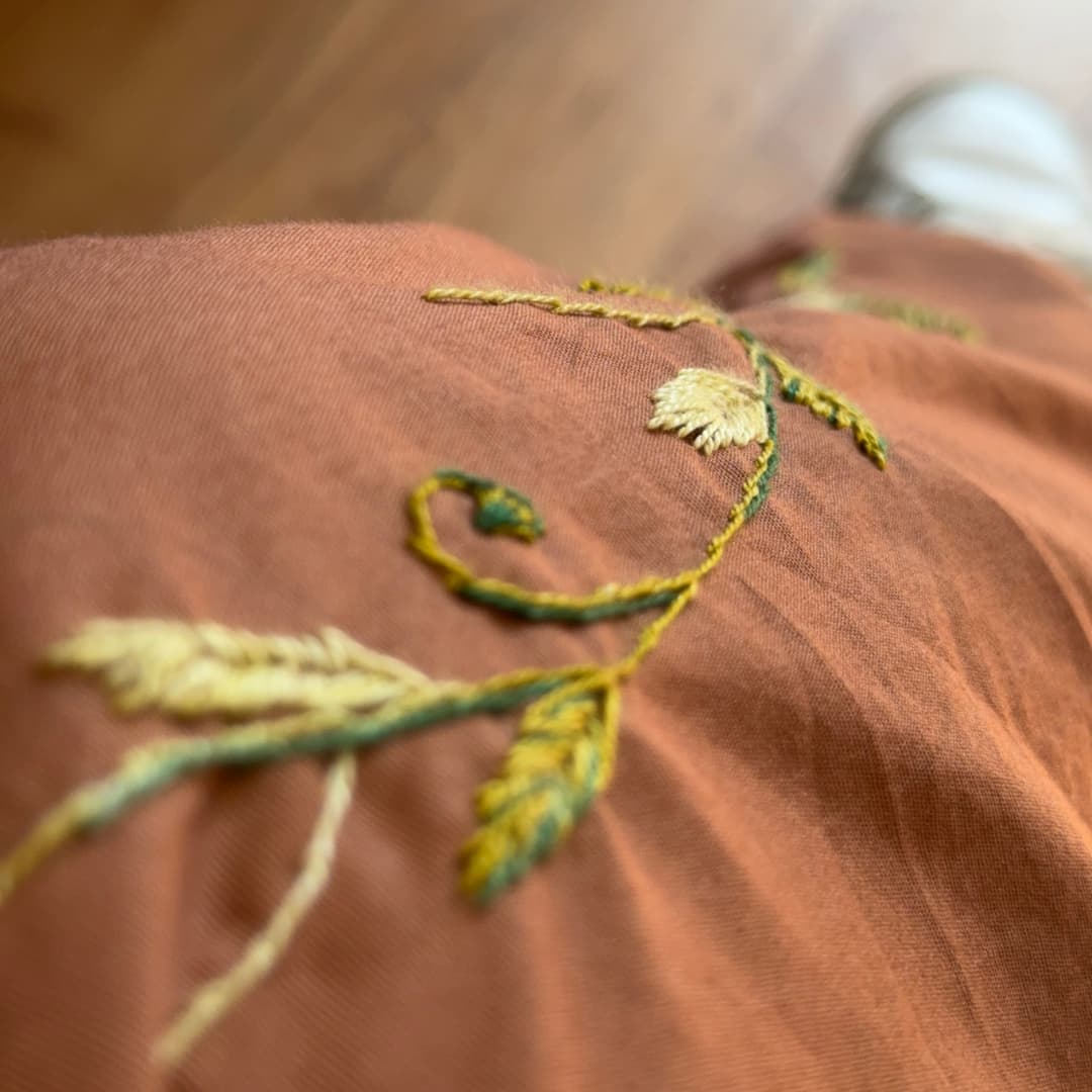 výšivka a příroda harmonie